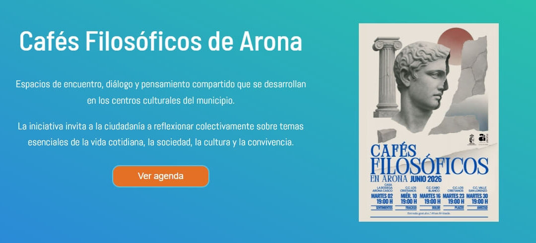La filosofía abre una nueva ventana digital en Arona con el lanzamiento de la web CafesFilosoficos.es